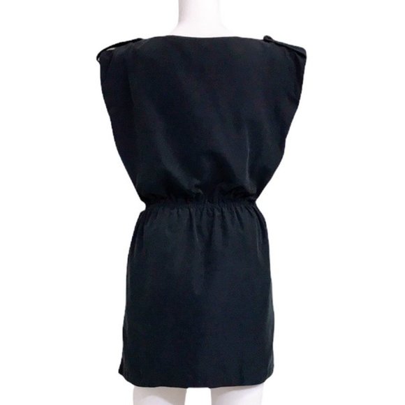 POETRY Navy Elastic Waist Mini Dress - Picture 5 of 8